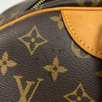 Louis Vuitton Deauville Bowling Vanity Handbag Monogram Brown — view 4