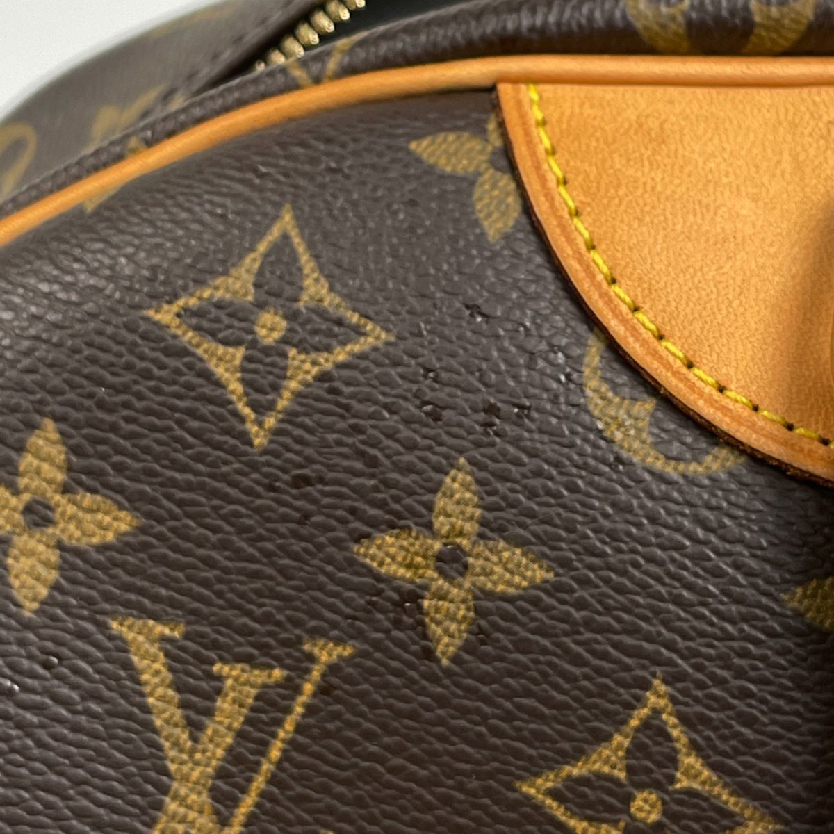 Louis Vuitton Deauville Bowling Vanity Handbag Monogram Brown — view 4