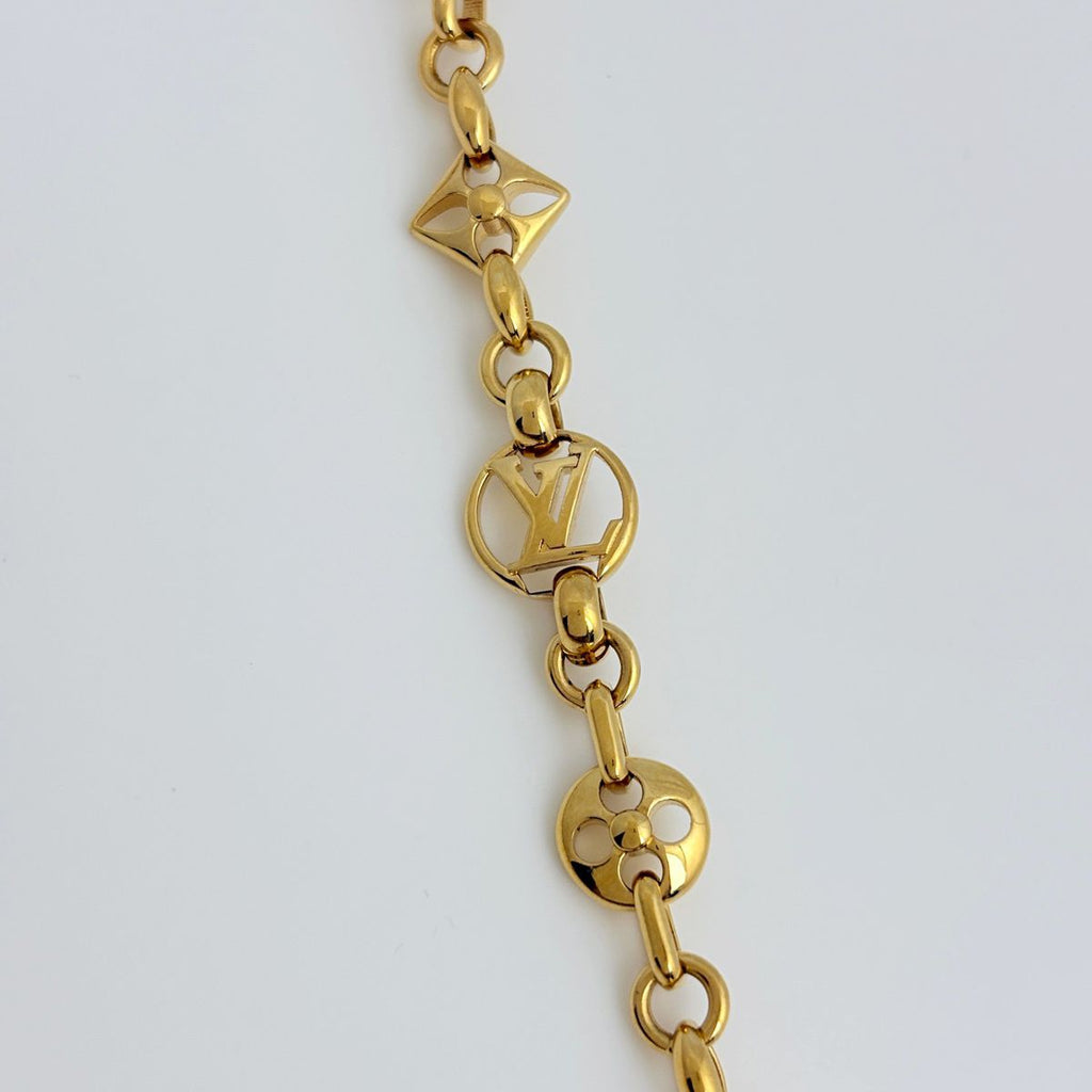 Louis Vuitton Cles Easy in Rock Necklace Gold Plated — view 3