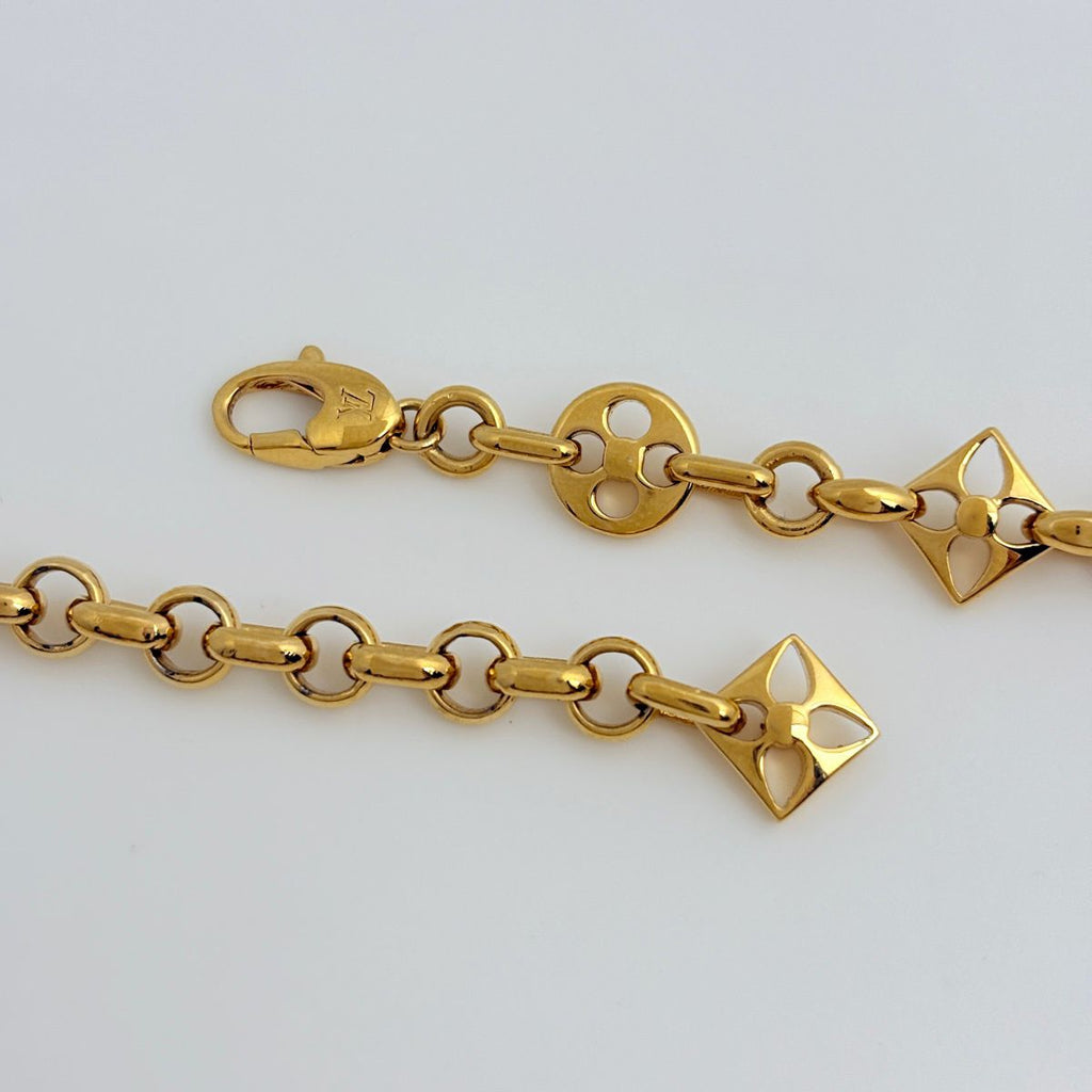 Louis Vuitton Cles Easy in Rock Necklace Gold Plated — view 2