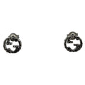 Gucci Interlocking Earrings 925 Sterling Silver