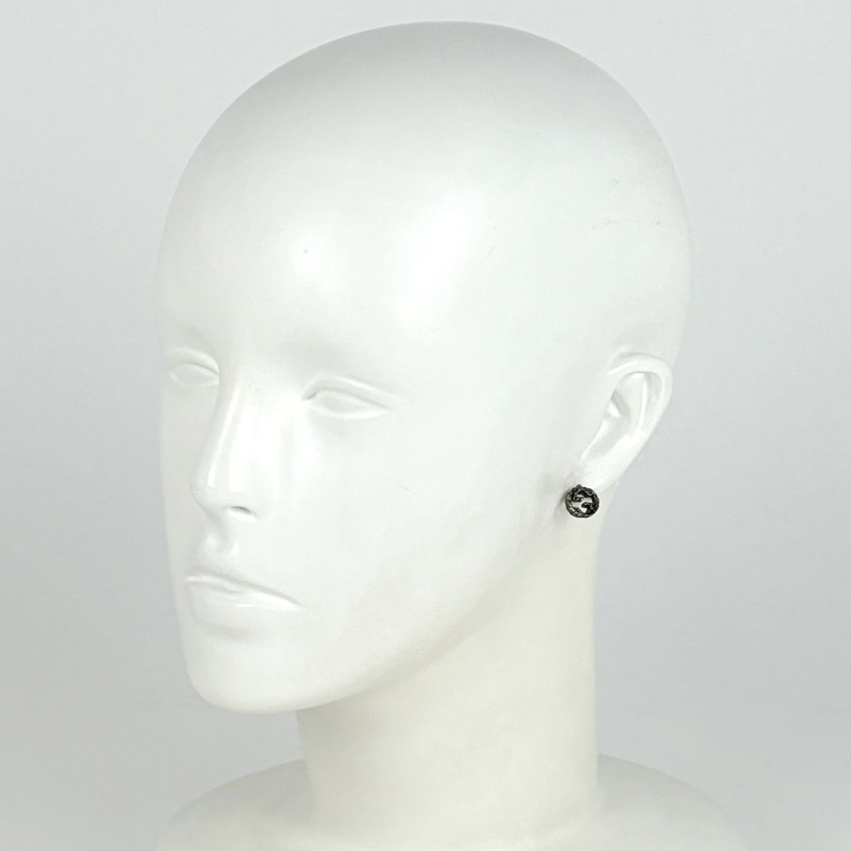 Gucci Interlocking Earrings 925 Sterling Silver — view 4