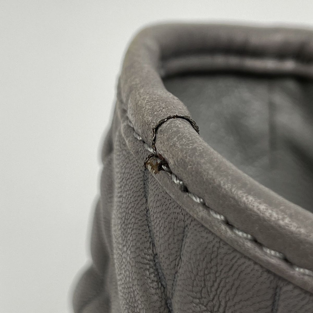 Dior Cannage Handbag Leather Gray — view 5