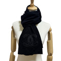 Chanel CC Logo Scarf Shawl Wool