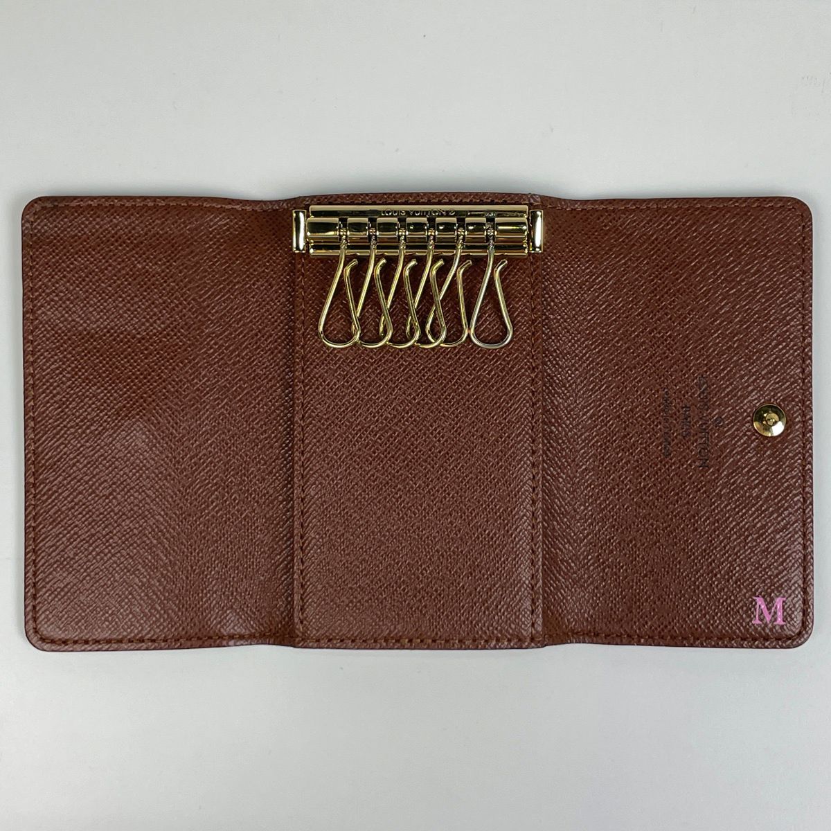Louis Vuitton Multicles 6 Key Holder Key Hook Monogram Brown — view 6