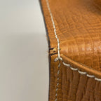Loewe Barcelona Handbag 2-Way Leather Orange Yellow — view 7