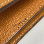 Loewe Barcelona Handbag 2-Way Leather Orange Yellow — view 4