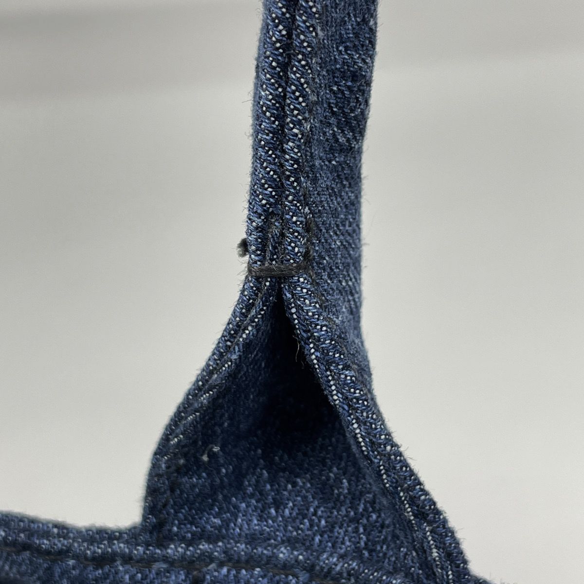 Prada Canapa Tote 2-Way Denim Blue — view 4