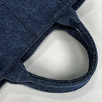 Prada Canapa Tote 2-Way Denim Blue — view 5