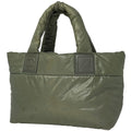 Chanel Coco Cocoon Tote Khaki Nylon Green Beige