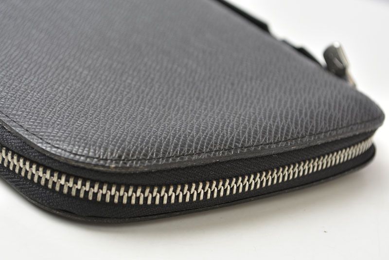 Louis Vuitton Travel Case Wallet Organizer Taiga Ardoise — view 8