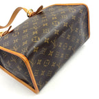 Louis Vuitton Popincourt Monogram Leather Brown Light Tote Gold — view 5