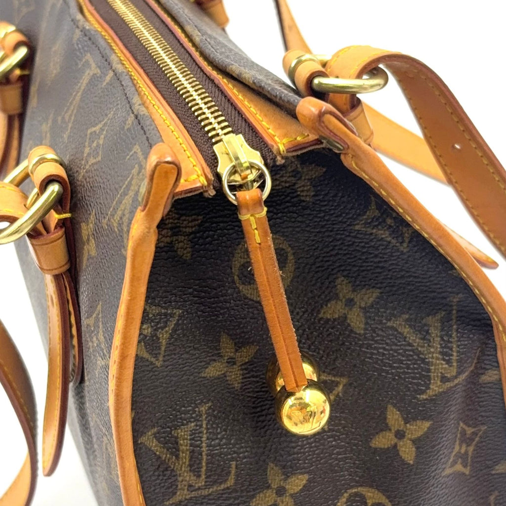 Louis Vuitton Popincourt Monogram Leather Brown Light Tote Gold — view 9