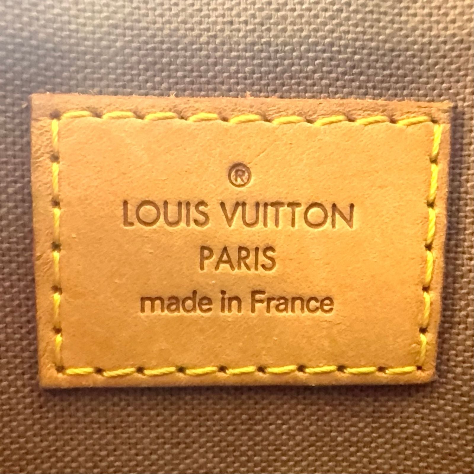 Louis Vuitton Popincourt Monogram Leather Brown Light Tote Gold — view 4