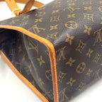 Louis Vuitton Popincourt Monogram Leather Brown Light Tote Gold — view 6