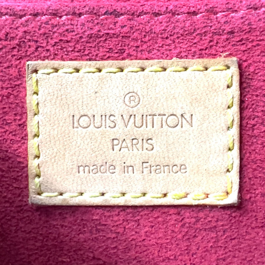 Louis Vuitton Tambourine Monogram Leather Brown Light Shoulder Bag Gold — view 4