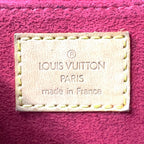 Louis Vuitton Tambourine Monogram Leather Brown Light Shoulder Bag Gold — view 4