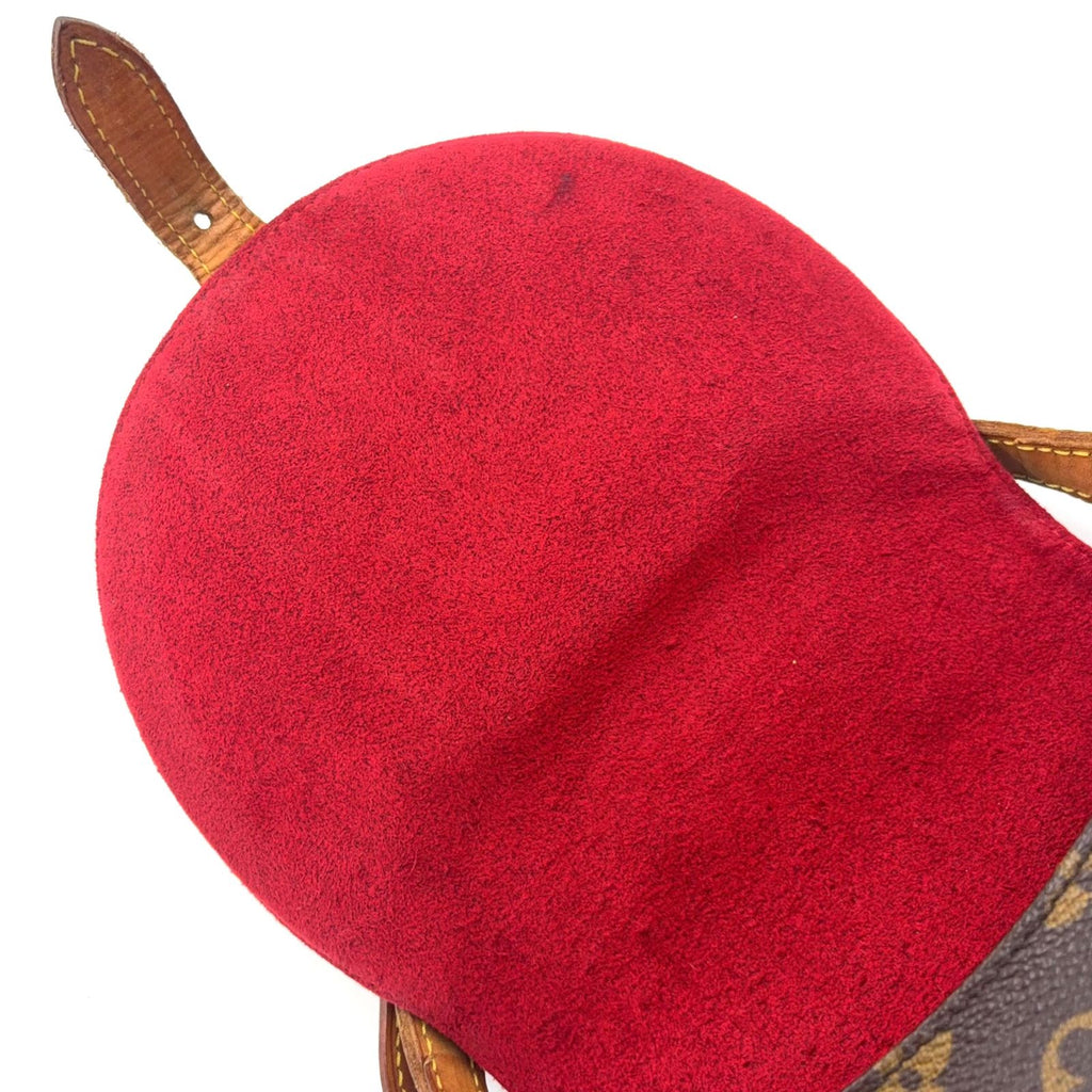Louis Vuitton Tambourine Monogram Leather Brown Light Shoulder Bag Gold — view 7
