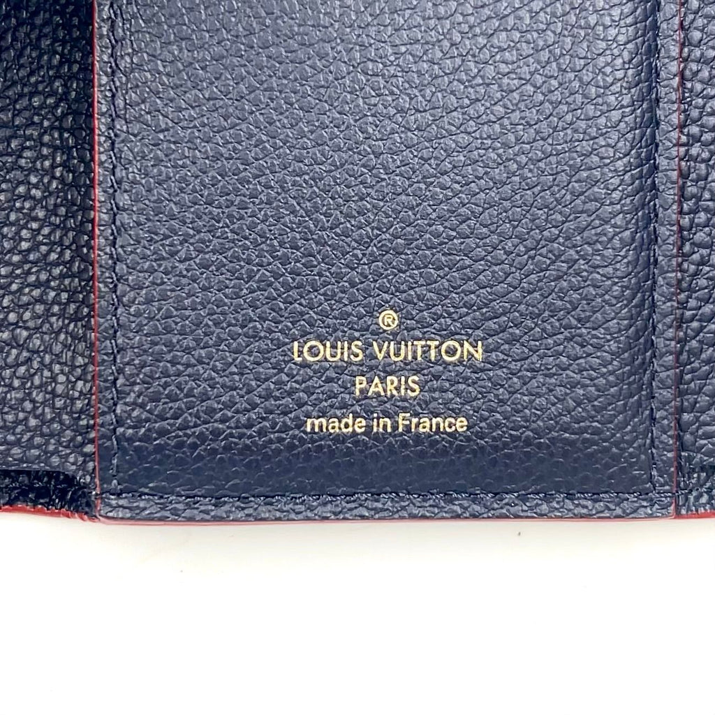 Louis Vuitton Portefeuille Victorine Monogram Empreinte Marine Leather Navy — view 4