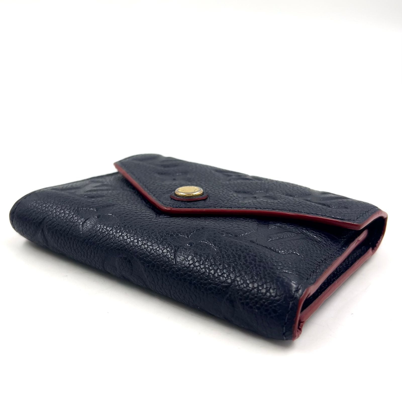 Louis Vuitton Portefeuille Victorine Monogram Empreinte Marine Leather Navy — view 5