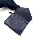 Louis Vuitton Portefeuille Victorine Monogram Empreinte Marine Leather Navy — view 7