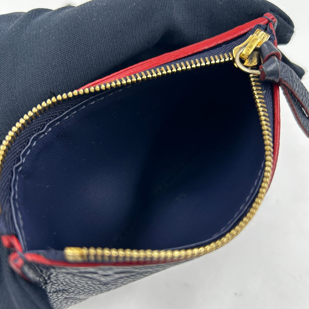 Louis Vuitton Portefeuille Victorine Monogram Empreinte Marine Leather Navy — view 9