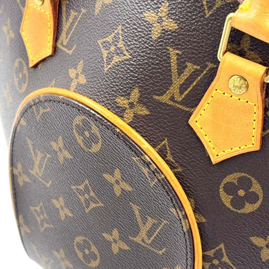 Louis Vuitton Ellipse PM Monogram Leather Brown Light Handbag Gold — view 7