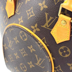 Louis Vuitton Ellipse PM Monogram Leather Brown Light Handbag Gold — view 7