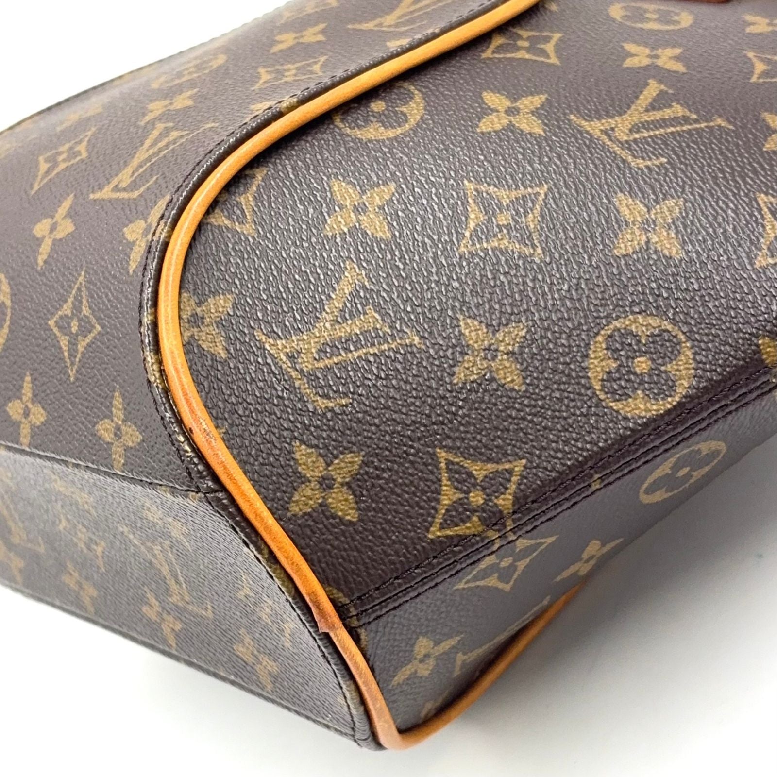 Louis Vuitton Ellipse PM Monogram Leather Brown Light Handbag Gold — view 6