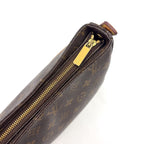 Louis Vuitton Looping MM Monogram Leather Brown Light Handbag Gold — view 9