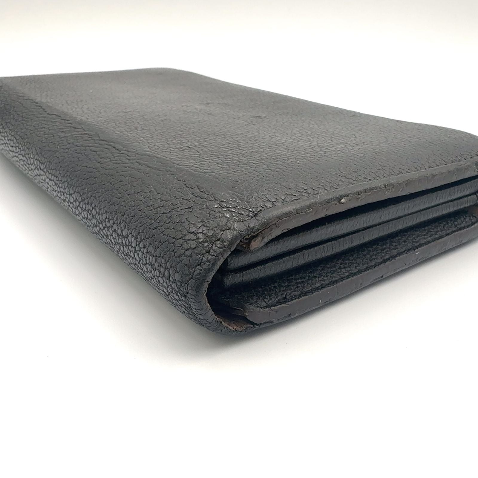 Louis Vuitton Portefeuille Comet Parnassea Leather Black L-shaped Zipper Wallet — view 5