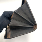 Louis Vuitton Portefeuille Comet Parnassea Leather Black L-shaped Zipper Wallet — view 8