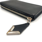 Louis Vuitton Portefeuille Comet Parnassea Leather Black L-shaped Zipper Wallet — view 6