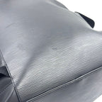 Louis Vuitton Christopher PM Epi Noir Leather Black Backpack Silver — view 9