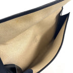 Hermes Jije Leather Black Clutch — view 3