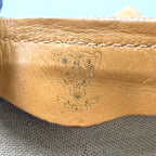 Gucci Vintage Micro GG Leather Fabric Beige Light Brown Red Boston Bag Gold — view 4