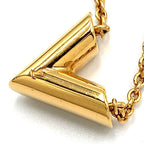 Louis Vuitton Essential Metal Gold Necklace — view 8