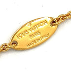 Louis Vuitton Essential Metal Gold Necklace — view 4