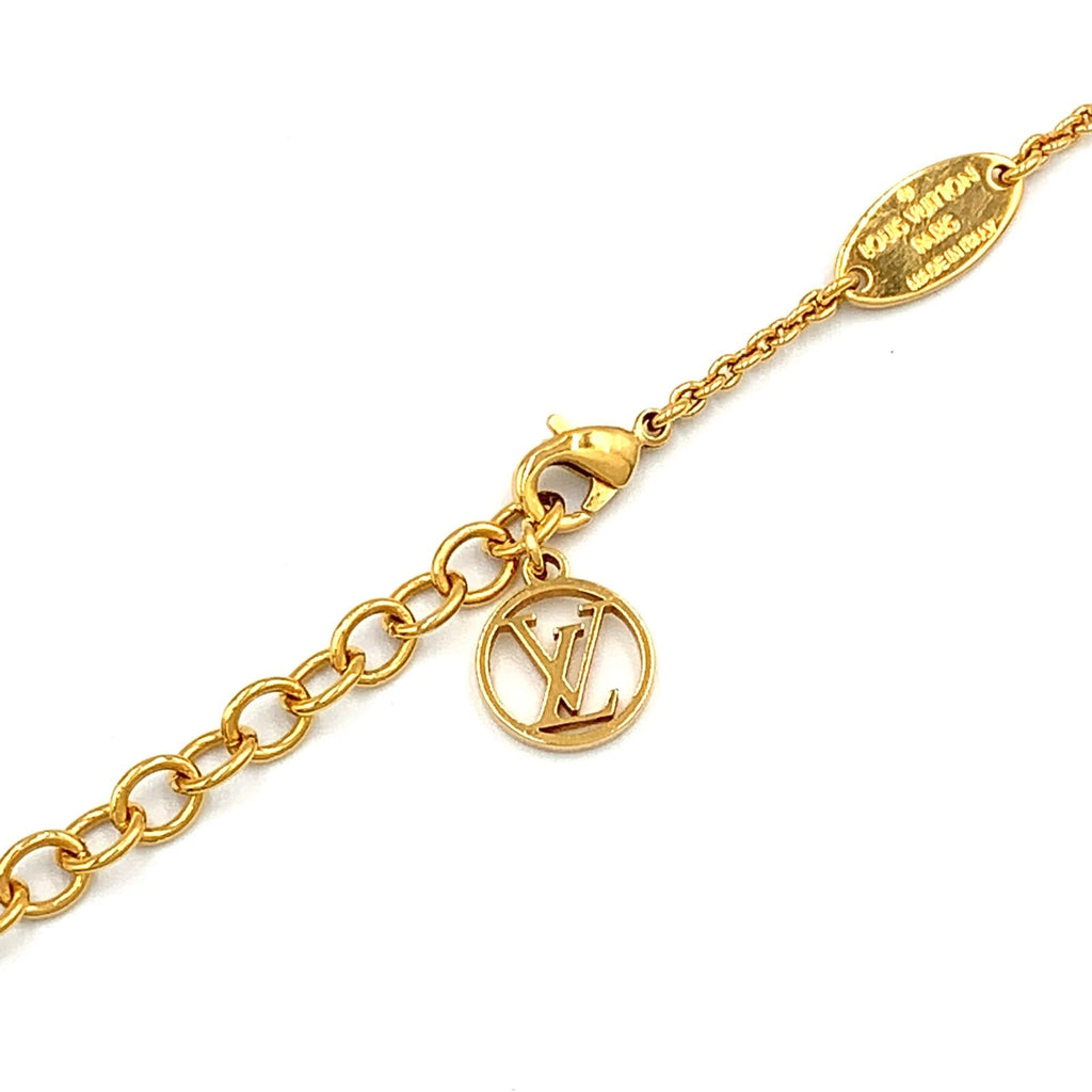 Louis Vuitton Essential Metal Gold Necklace — view 5