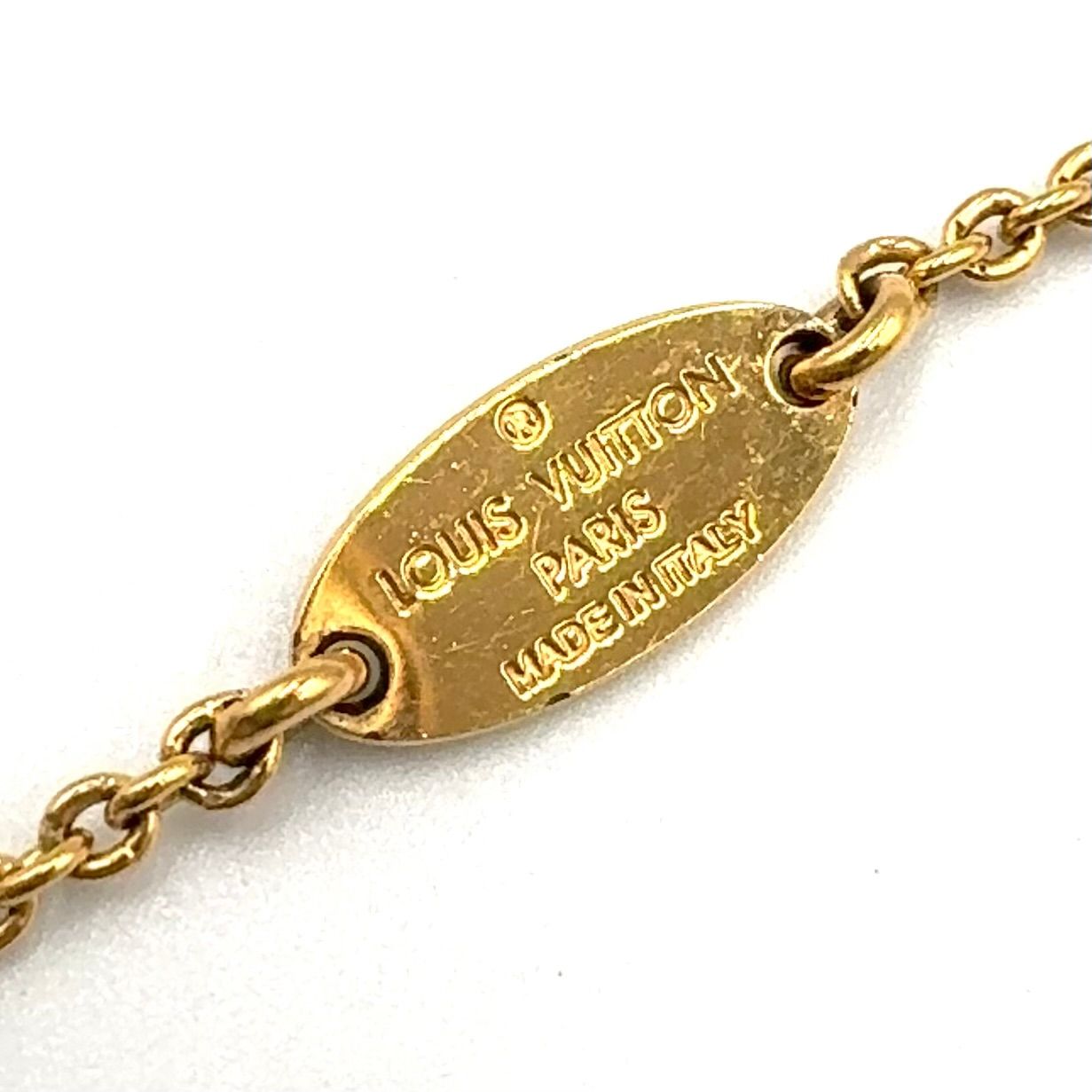 Louis Vuitton Essential Metal Gold Necklace — view 4