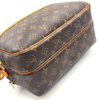 Louis Vuitton Reporter PM Monogram Leather Brown Light Shoulder Bag Gold — view 6