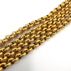 Chanel CC Logo Heart Gold Plated Necklace — view 7