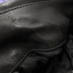 Prada Tessuto Wave Plastic Chain Nylon Purple Black Tote Silver — view 8