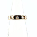 Gucci Icon Ring YG Yellow Gold Pave Diamond