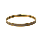 Hermes Bangle Uni Gold Beige Bracelet — view 2