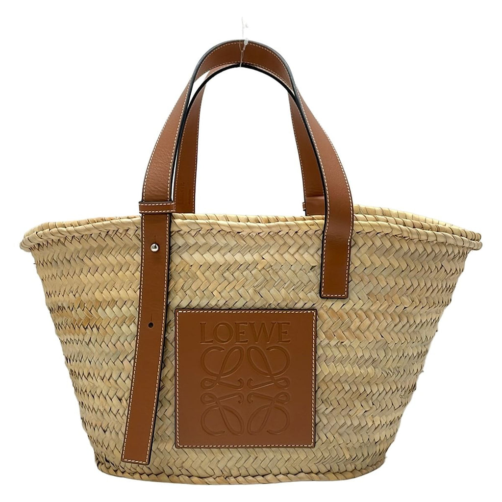 Loewe Tote Basket Beige Brown Leather
