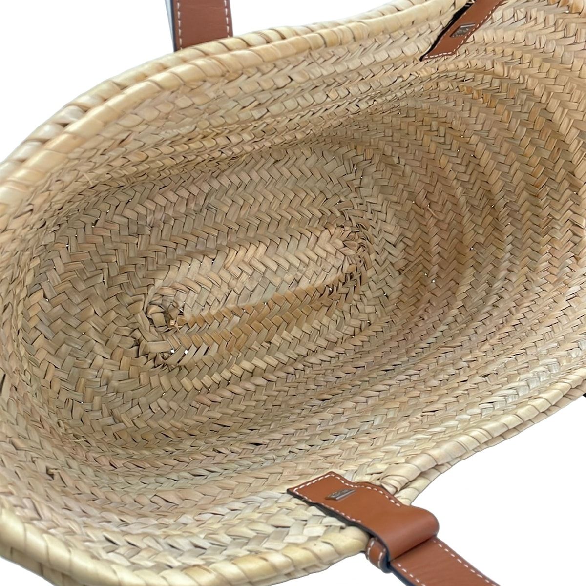 Loewe Tote Basket Beige Brown Leather — view 7