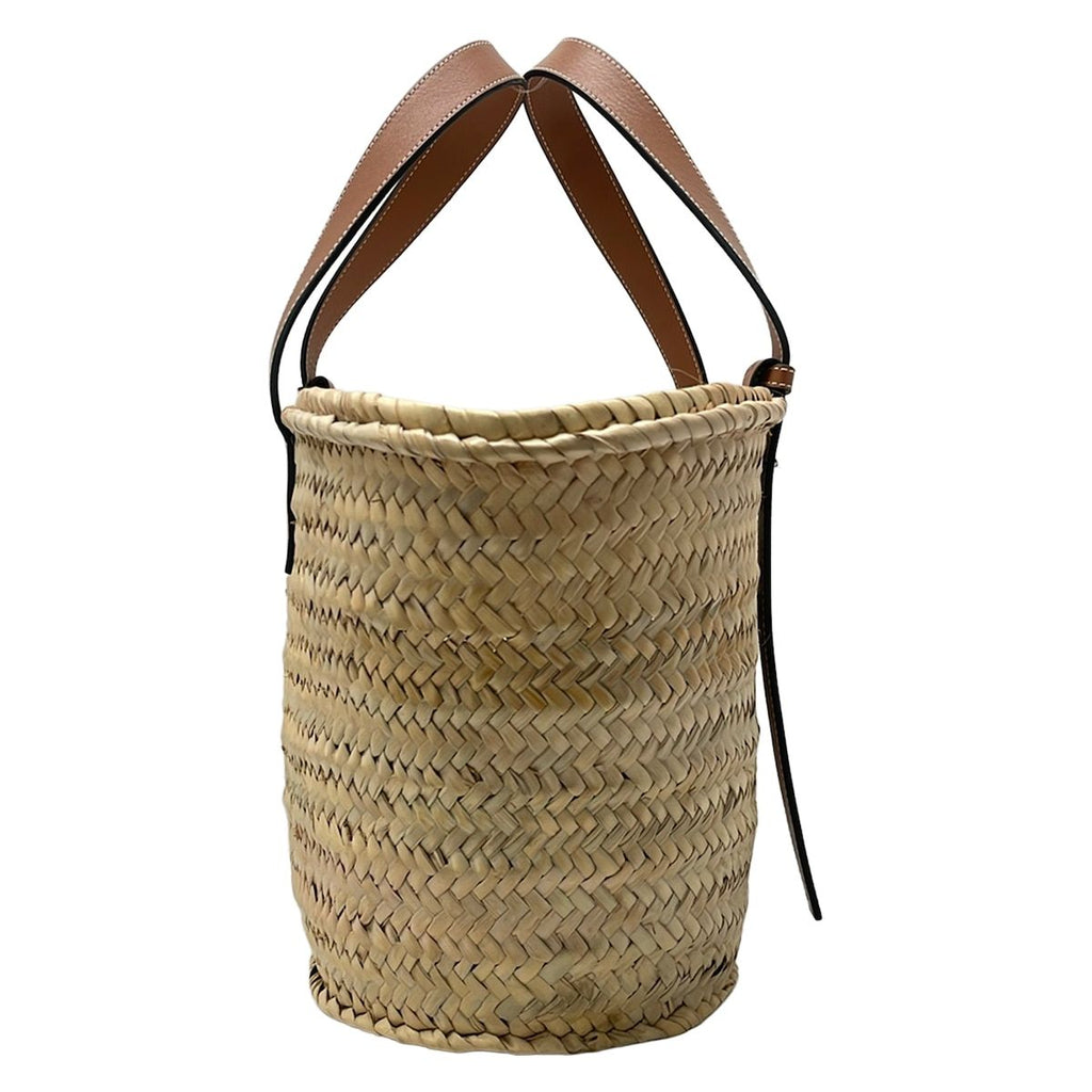 Loewe Tote Basket Beige Brown Leather — view 2
