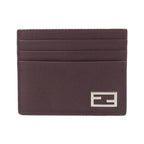 Fendi Card Case Card Holders Silver