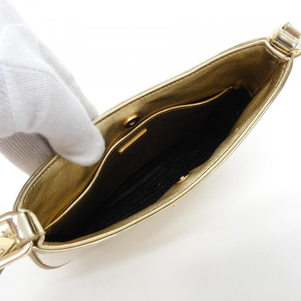 Prada Shoulder Bag Gold — view 8